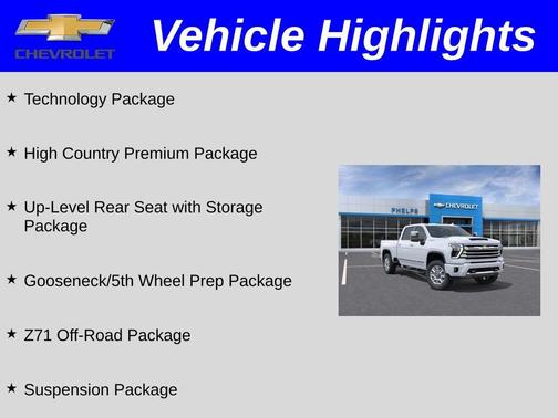 Polar White 2026 Chevrolet Silverado 2500 High Country