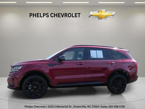 Passion Red Tintcoat 2023 Kia Sorento SX