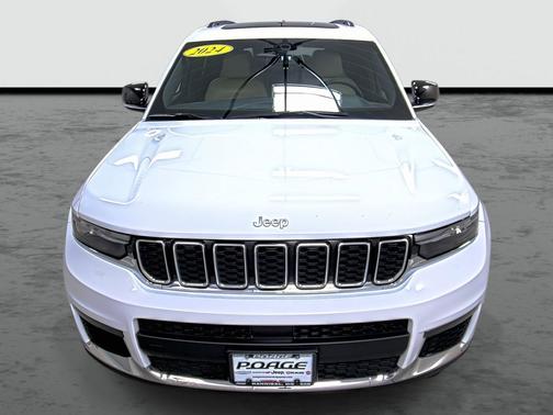 Bright White Clearcoat 2024 Jeep Grand Cherokee L Limited
