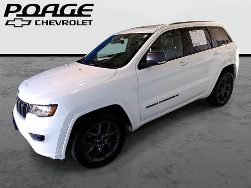 Bright White Clearcoat 2021 Jeep Grand Cherokee 80th Anniversary 4x4