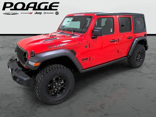 Firecracker Red Clearcoat 2026 Jeep Wrangler Willys