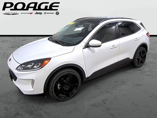 Star White Metallic Tri-Coat 2020 Ford Escape SEL