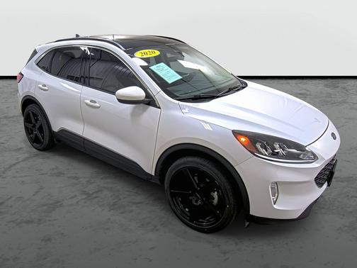 Star White Metallic Tri-Coat 2020 Ford Escape SEL