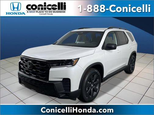 Platinum White Pearl 2026 Honda Pilot Sport