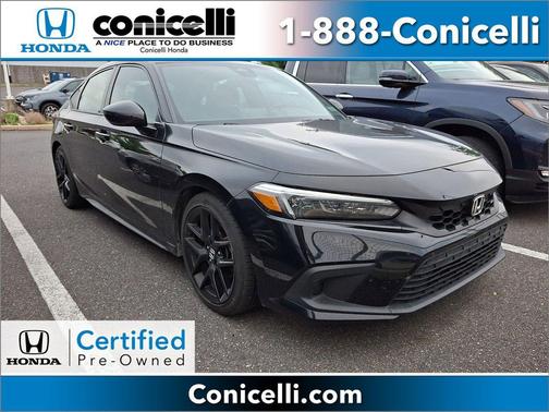 Crystal Black Pearl 2024 Honda Civic Sport