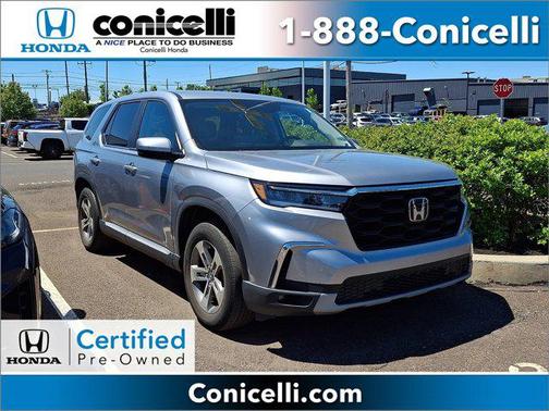 Lunar Silver Metallic 2023 Honda Pilot AWD EX-L 8 Passenger