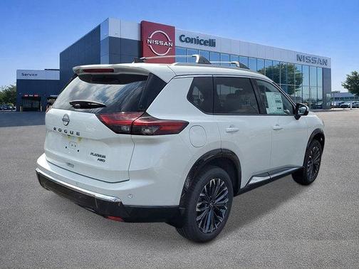 Everest White Pearl Tricoat 2026 Nissan Rogue Platinum