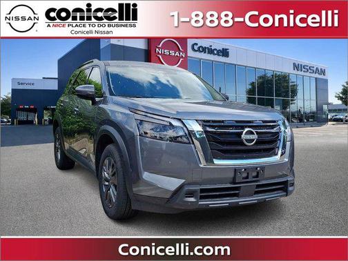 Gun Metallic 2025 Nissan Pathfinder SV 4WD