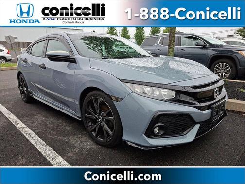 Gun Metallic 2019 Honda Civic Sport