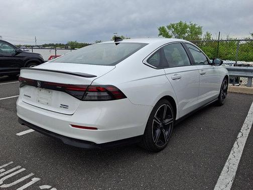 Platinum White 2023 Honda Accord Hybrid Sport