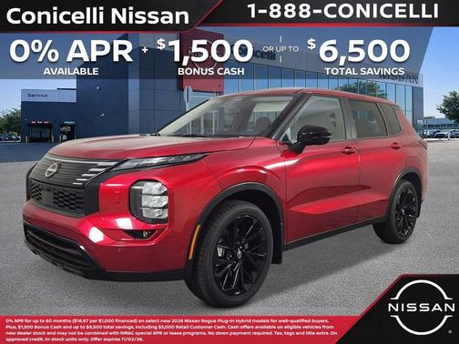 Royal Red 2026 Nissan Rogue Plug-In Hybrid SL