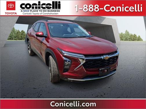 Crimson Metallic 2025 Chevrolet Trax LT