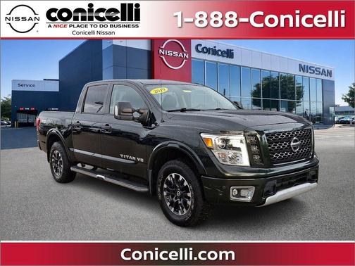 Midnight Pine Metallic 2019 Nissan Titan PRO-4X