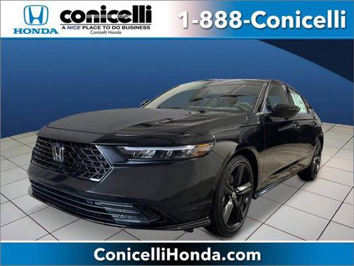 Crystal Black Pearl 2026 Honda Accord Hybrid Sport-L