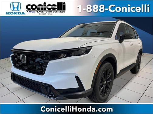 Platinum White Pearl 2026 Honda CR-V Hybrid Sport-L AWD
