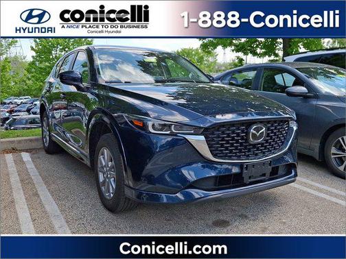 Deep Crystal Blue Mica 2025 Mazda CX-5 2.5 S Preferred Package