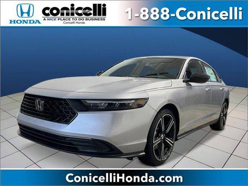 Solar Silver Metallic 2026 Honda Accord Hybrid Sport