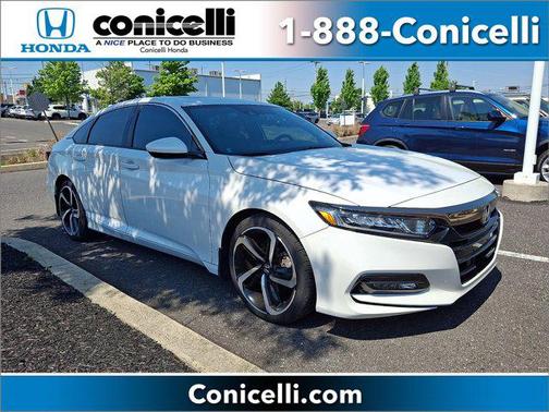 Platinum White Pearl 2018 Honda Accord Sport 2.0T