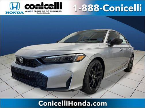 Solar Silver Metallic 2026 Honda Civic Sport