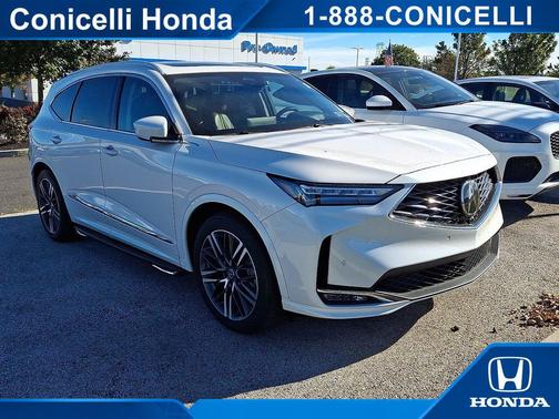 White 2025 Acura MDX Advance Package