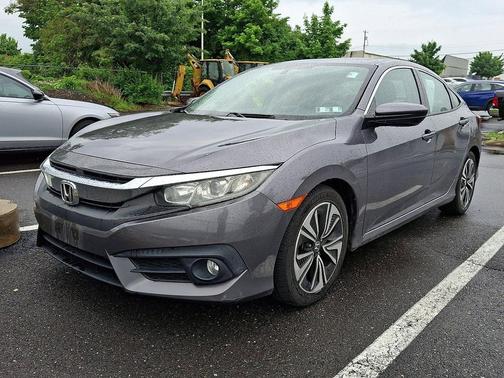Modern Steel Metallic 2017 Honda Civic EX-L