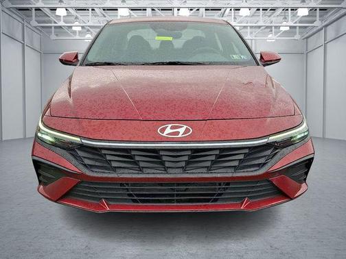 Ultimate Red Metallic 2024 Hyundai ELANTRA HEV Blue