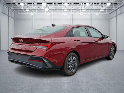 Ultimate Red Metallic 2024 Hyundai ELANTRA HEV Blue