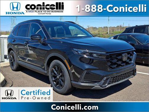 Crystal Black Pearl 2024 Honda CR-V Hybrid Sport AWD