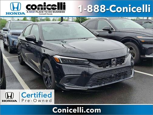 Crystal Black Pearl 2023 Honda Civic Sport