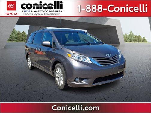 Predawn Gray Mica 2014 Toyota Sienna XLE