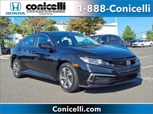 Crystal Black Pearl 2020 Honda Civic LX