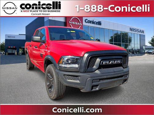 Flame Red Clearcoat 2024 RAM 1500 Classic Warlock Crew Cab 4x4 5'7' Box