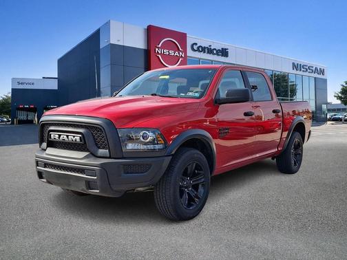 Flame Red Clearcoat 2024 RAM 1500 Classic Warlock Crew Cab 4x4 5'7' Box