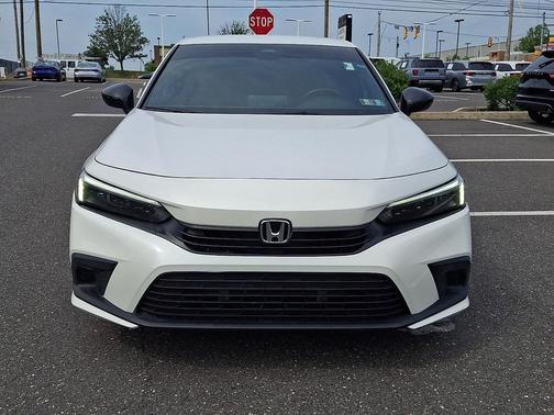 Platinum White 2023 Honda Civic Sport