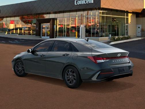 Amazon Gray 2026 Hyundai ELANTRA HEV Blue