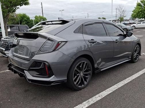 Gray 2021 Honda Civic Sport