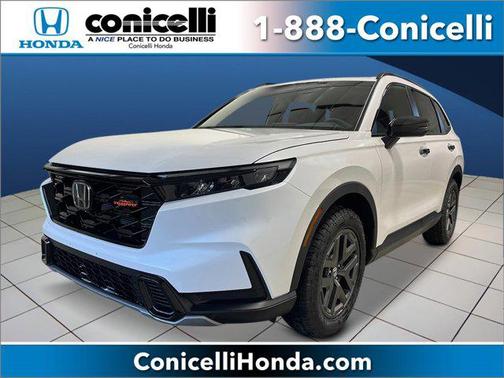 Platinum White Pearl 2026 Honda CR-V Hybrid TrailSport AWD