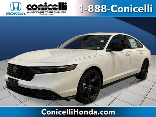 Platinum White Pearl 2025 Honda Accord Hybrid Base