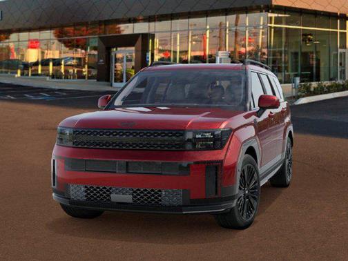 Ultimate Red 2026 Hyundai SANTA FE HEV Calligraphy