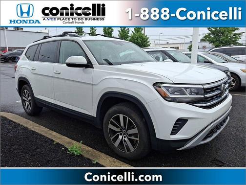 White 2022 Volkswagen Atlas 2.0T SE