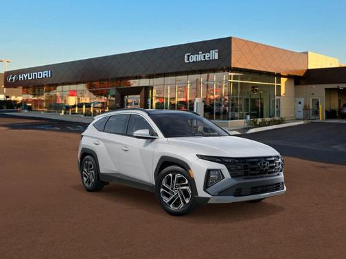 Creamy White Pearl 2026 Hyundai TUCSON Hybrid Limited