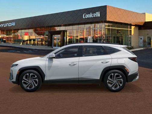 Creamy White Pearl 2026 Hyundai TUCSON Hybrid Limited