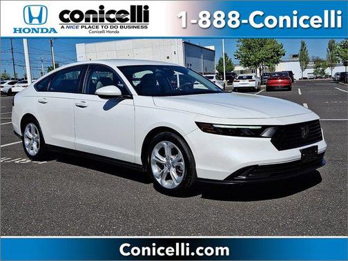 Platinum White Pearl 2024 Honda Accord LX 1.5T