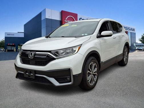 Platinum White Pearl 2021 Honda CR-V AWD EX-L