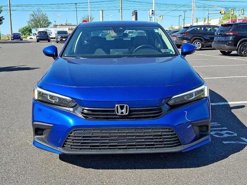 Aegean Blue Metallic 2024 Honda Civic EX