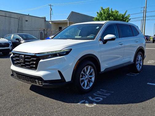 Platinum White 2024 Honda CR-V EX AWD