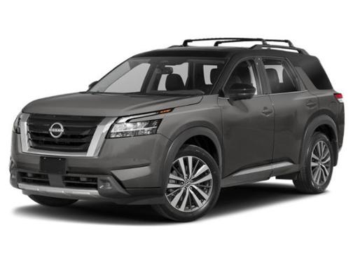 Solid Gray/Super Black 2022 Nissan Pathfinder Platinum 4WD