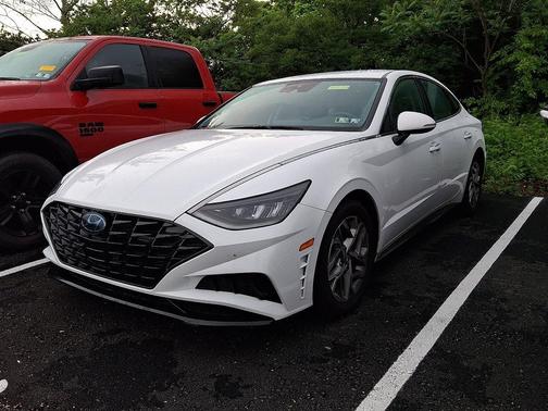 Quartz White 2020 Hyundai SONATA SEL