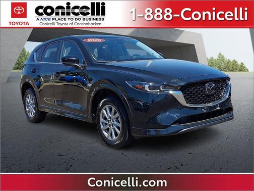 Jet Black Mica 2025 Mazda CX-5 2.5 S Preferred Package