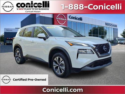 Pearl White Tricoat 2023 Nissan Rogue SV